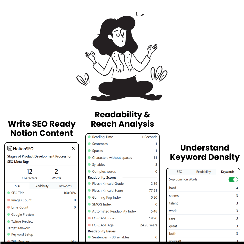 NotionSEO hero section